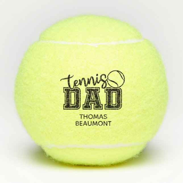 Balles De Tennis Papa Tennis (Devant)