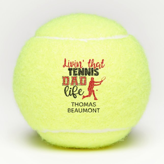 Balles De Tennis Papa Tennis (Devant)