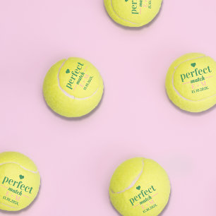 Balles De Tennis Parfait Match Bachelorette Mariage Faveur