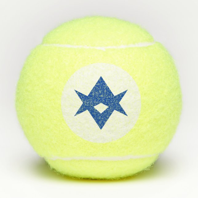 Balles De Tennis Patriotic Tennis Ball with Flag of Toyota City (Devant)