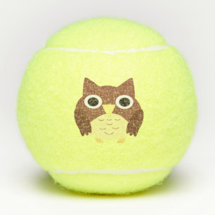 Balles De Tennis peinture de hibou