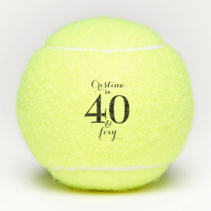 Balles De Tennis Personnalisé 40 & Foxy