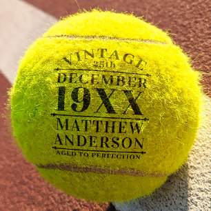 Balles De Tennis Personnalisé Vintage à la perfection