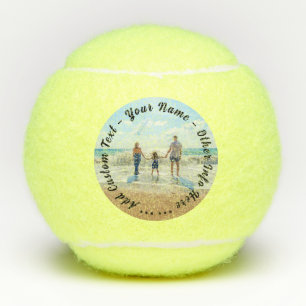 Balles De Tennis Personnalisé Votre Photo Tennis Balls Texte Person