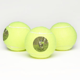 Balles De Tennis Personnaliser Photo Chien Animal Nom Jouet