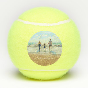 Balles De Tennis Photo et texte personnalisés - Unique votre propr