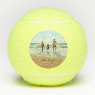 Balles De Tennis Photo et texte personnalisés - Unique votre propr