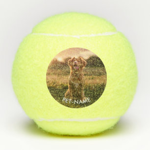 Balles De Tennis Photo personnalisée avec le nom de votre chien