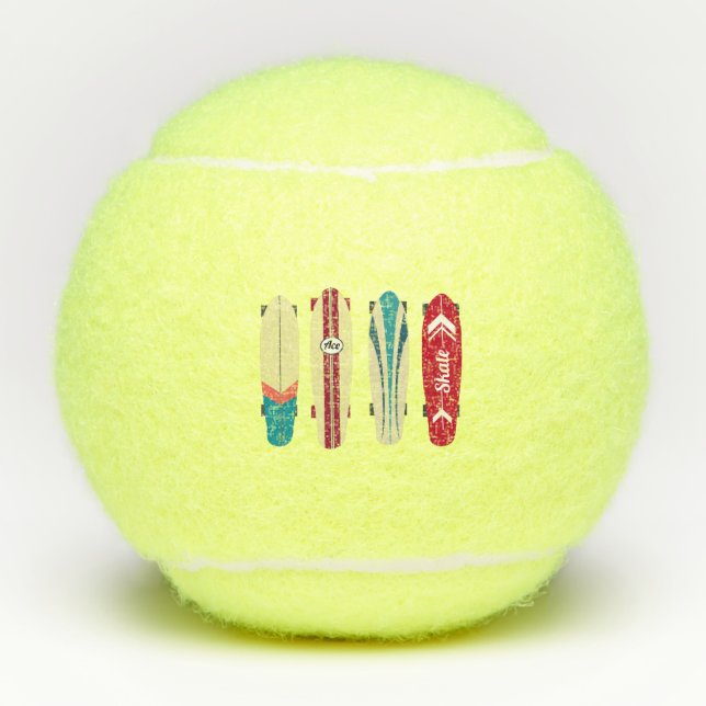 Balles De Tennis Platines vintages (Devant)