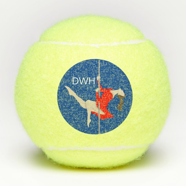 Balles De Tennis Pole Fitness (Devant)