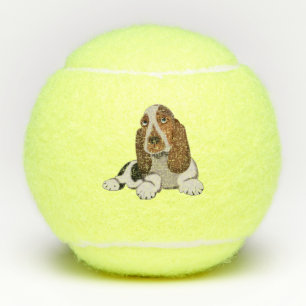 Balles de tennis pour chien mignon