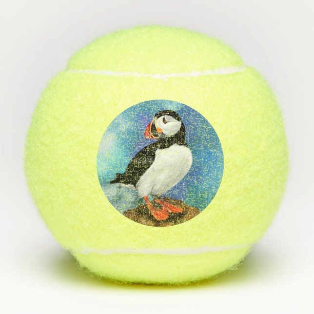 Balles de tennis Puffin (Devant)