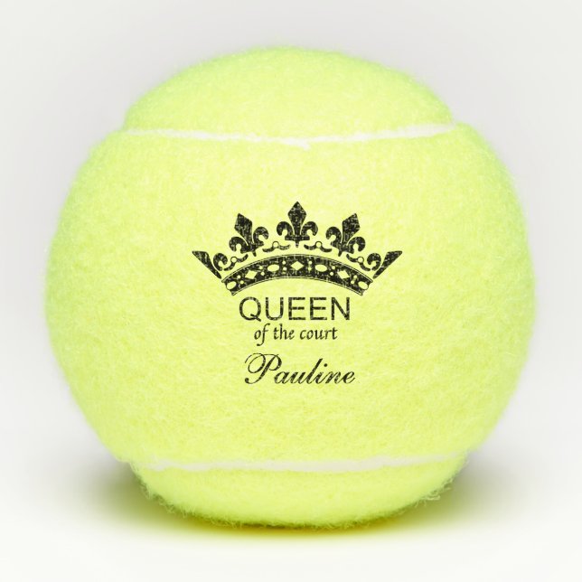 Balles De Tennis Queen of the Court Tennis Balls (Devant)