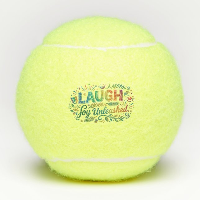 Balles De Tennis Rire Joie Libérée (Devant)