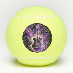 Balles De Tennis Rock et Roll Guitare Musique Tennis Balls
