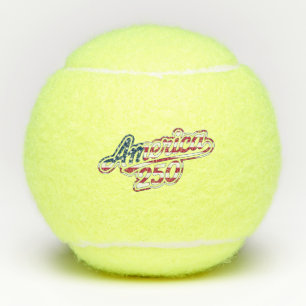 Balles De Tennis Script Drapeau America 250 Semiquincentenaire Desi