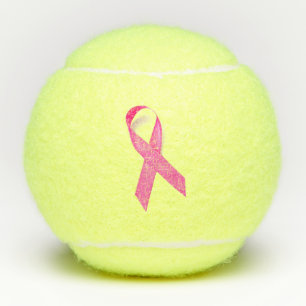 Balles De Tennis Sensibilisation au cancer du sein Ruban rose
