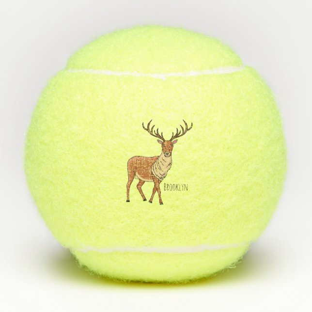 Balles De Tennis Simple dessin (Devant)