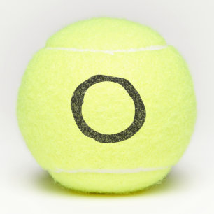 Balles De Tennis Simple logo personnalisé élégant ici entreprise Pâ