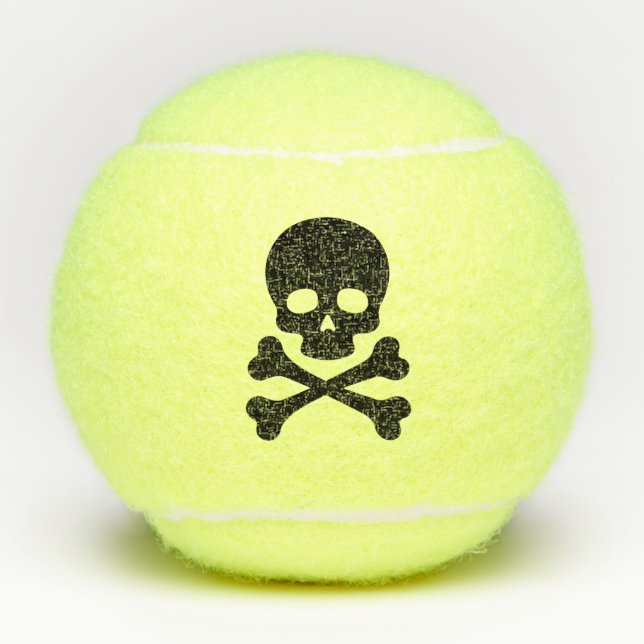 Balles De Tennis Skulls Bones (Devant)