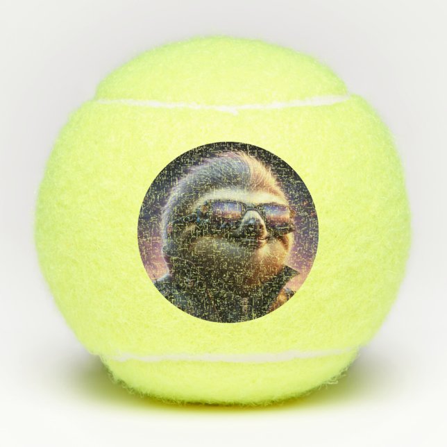 Balles De Tennis Sloth Cyberpunk (Devant)