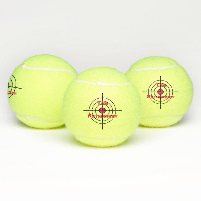 Balles De Tennis Smash le patriarcat Pro-égalité Bullseye Balls (Multiple)