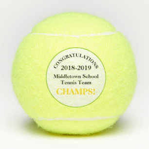 Balles de Tennis Souvenir d'Équipe de Tennis