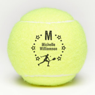 Balles De Tennis Star Player Monogrammé