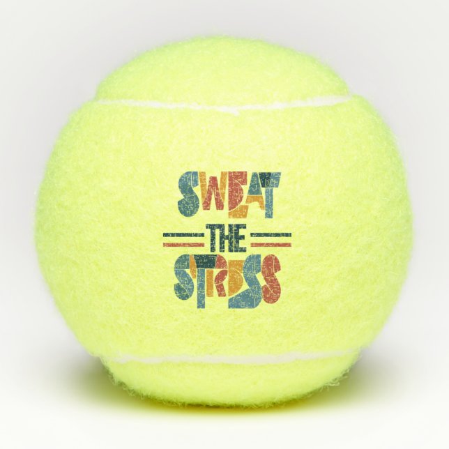 Balles De Tennis Suer Le Stress (Devant)