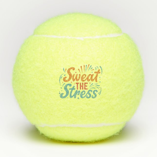 Balles De Tennis Suer Le Stress (Devant)
