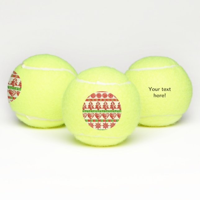 Balles De Tennis Symboles de Noël (Multiple)