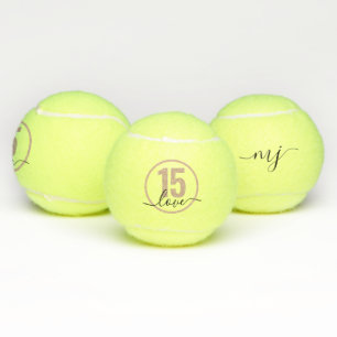 Balles De Tennis Tennis 15e anniversaire Personnalisé