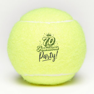 Balles De Tennis Tennis 70e fête d'anniversaire