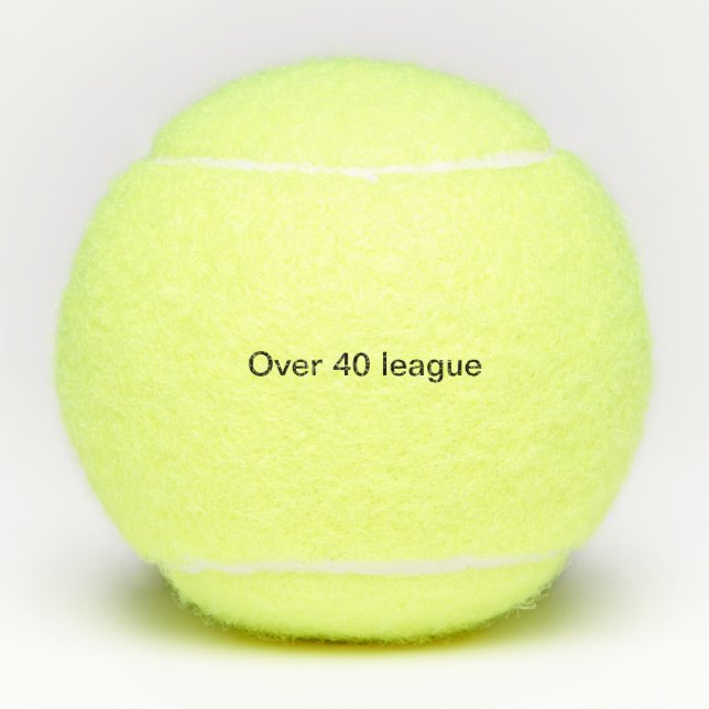 Balles De Tennis Tennis de 40 ans (Devant)