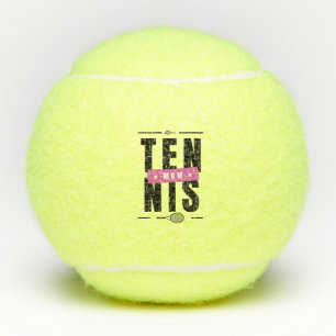 Balles De Tennis Tennis Maman Typographie moderne Thème de la fête 