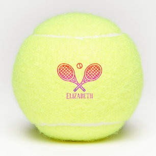 Balles De Tennis Thème de tennis Nom Monogramme Tennis Balls