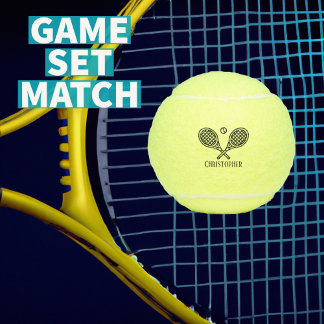 Balles De Tennis Thème de tennis Nom monographique