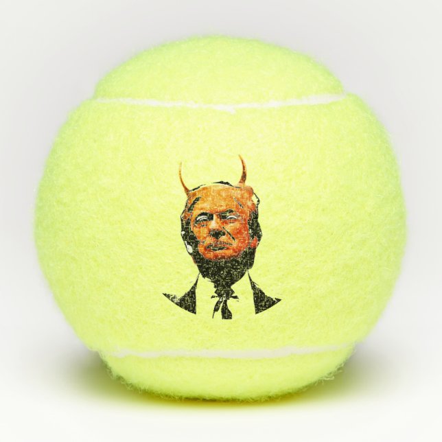 Balles De Tennis Trump en pleine figure (Devant)
