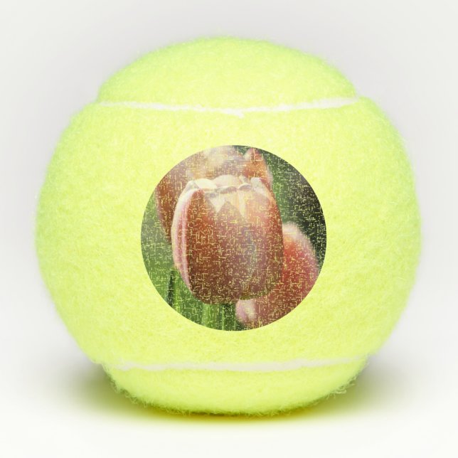 Balles De Tennis Tulipes roses (Devant)