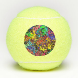 Balles De Tennis Twirlers colorés Abstraits / Animaux