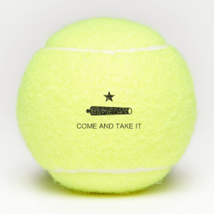 Balles De Tennis Venez-y le chercher ! Drapeau de bataille de l'Éta
