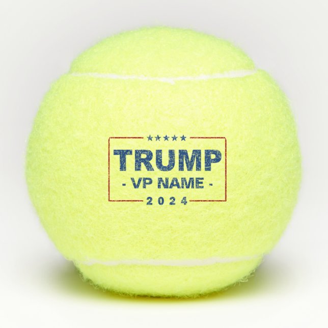 Balles De Tennis Vice-président Trump 2024 sur mesure (Devant)