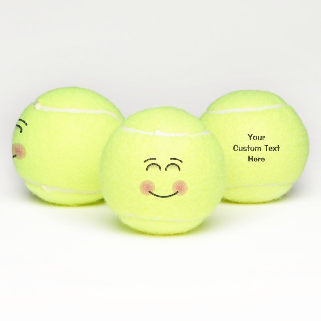 Balles De Tennis Visage souriant aux yeux souriants (Multiple)