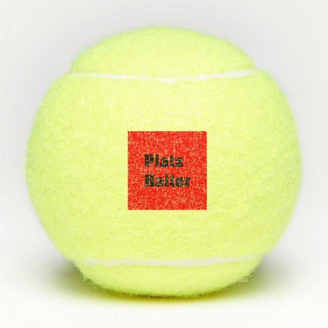Balles De Tennis Vorlage (Devant)