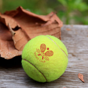 Balles De Tennis Votre club de sport Nom Tennis Team Player Personn