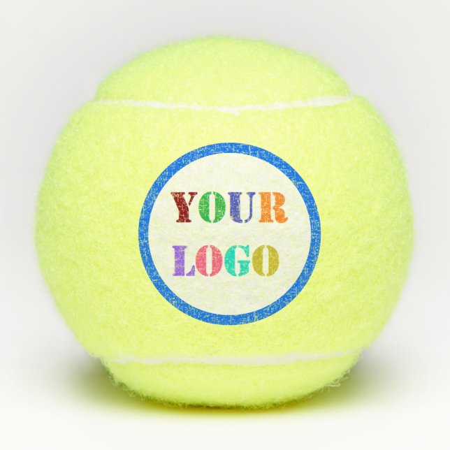 Balles De Tennis Votre logo ou photo Boules de Tennis Personnalisée (Devant)