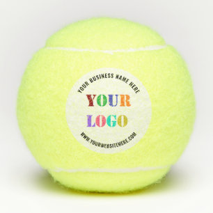 Balles De Tennis Votre logo Tennis Balls - Nom Site Web Promotionne