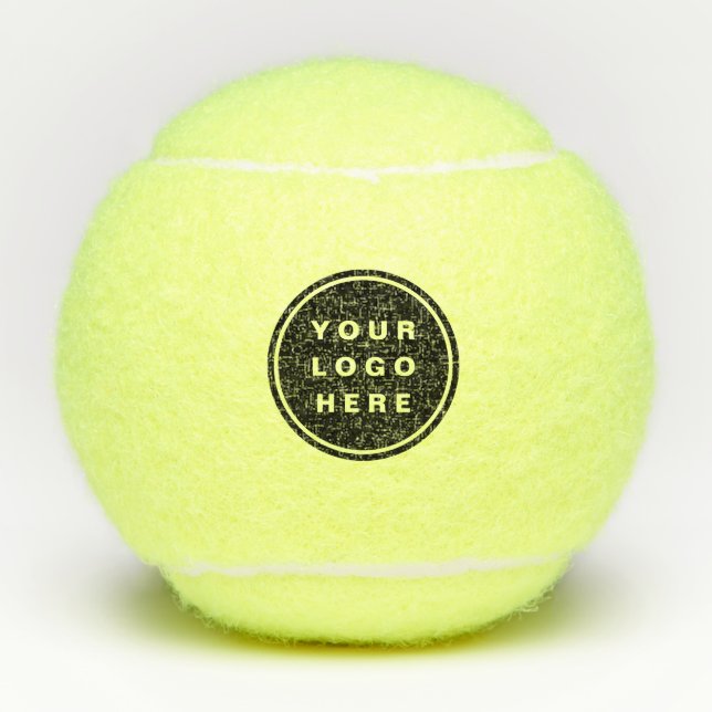 Balles De Tennis Your Business Logo Promoteur Business Company (Devant)