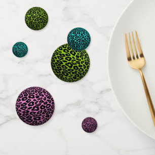 Balles Leopard 3D multicolores Confetti