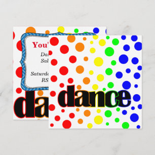 Ballet Anniversaire / Dance Party Invitation